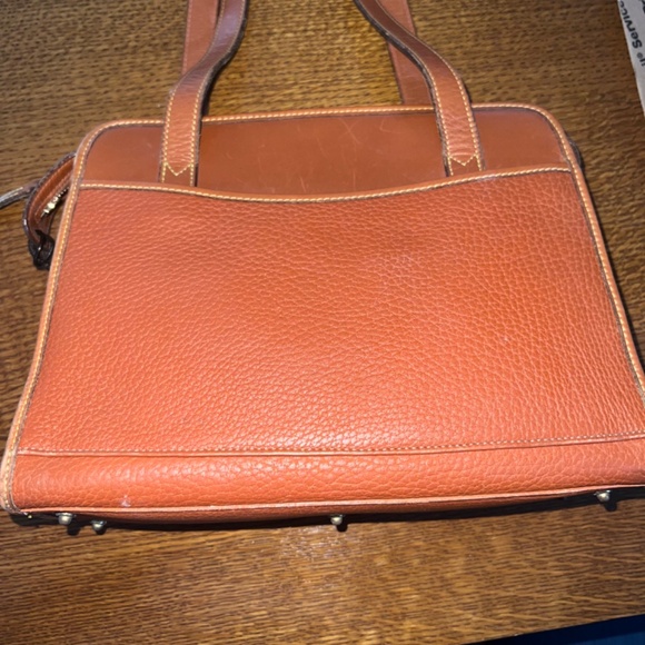 Dooney & Bourke East West Tote All Weather Leather Pebbled British Tan Vintage - Picture 4 of 16